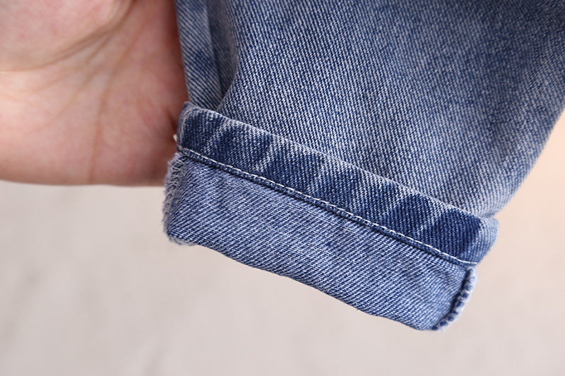 Children's T-shirt Shoulder Strap Jeans Two-piece Set