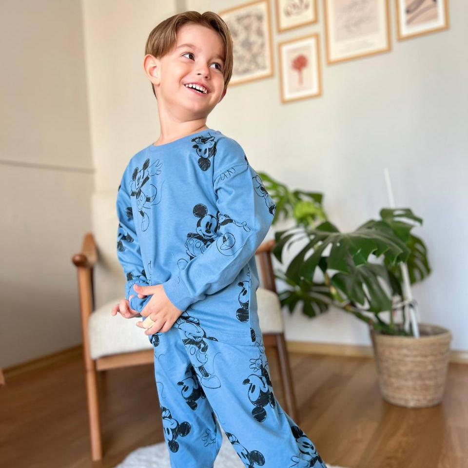 Unisex Mouse Cotton Pyjama Set-2